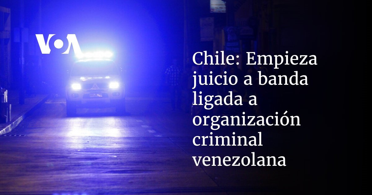 El juicio de la banda vinculada a la organización criminal venezolana ha comenzado.