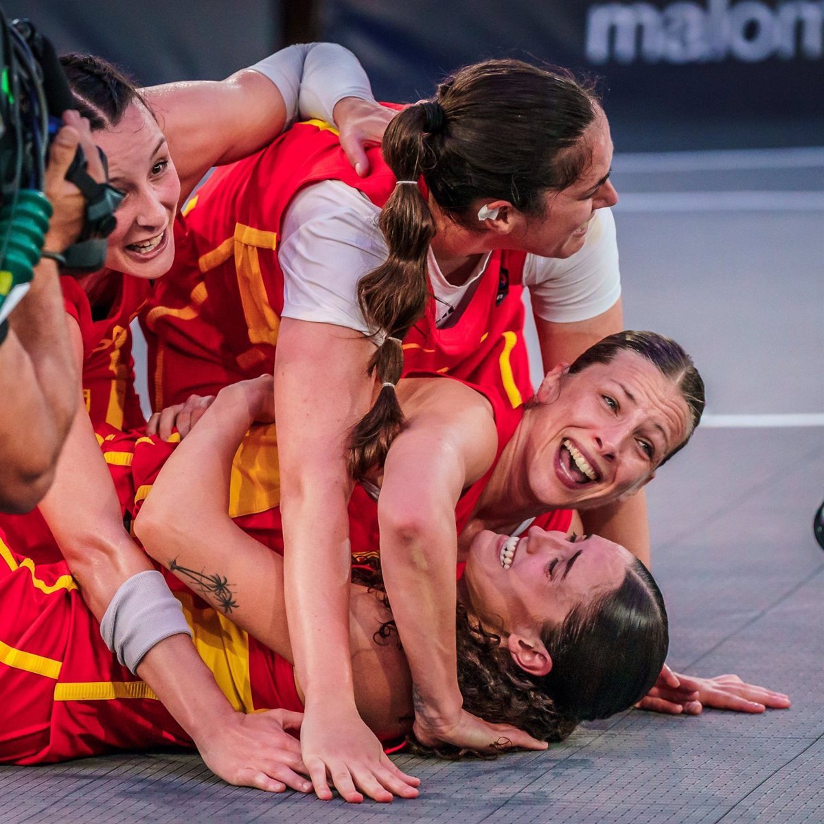 España logra la clasificación olímpica en baloncesto 3×3 femenino.