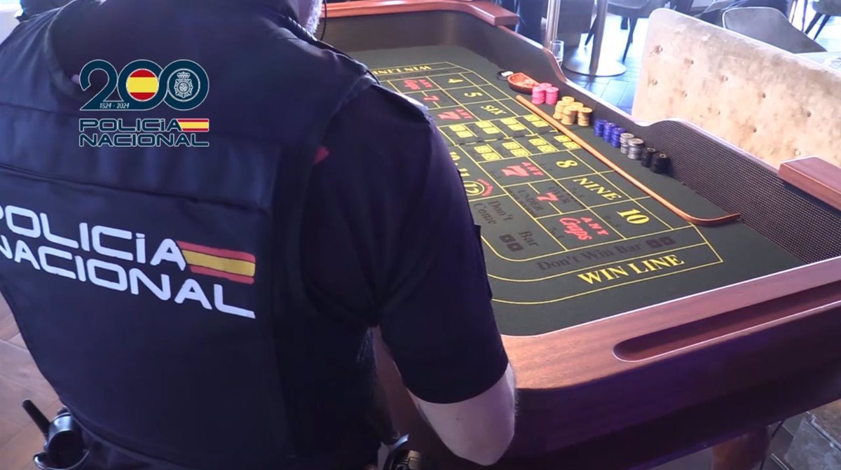 La Policía Nacional ha desmantelado un casino ilegal en Mallorca.