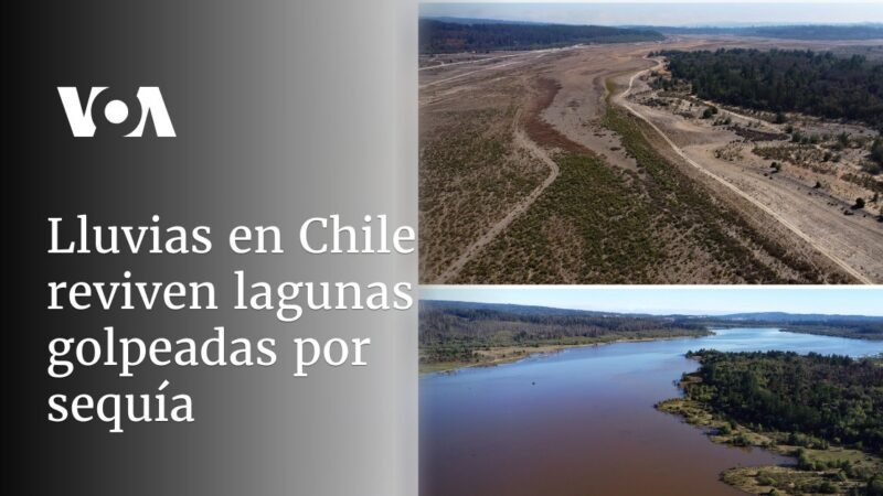 Lluvias en Chile resucitan lagunas secas por sequía