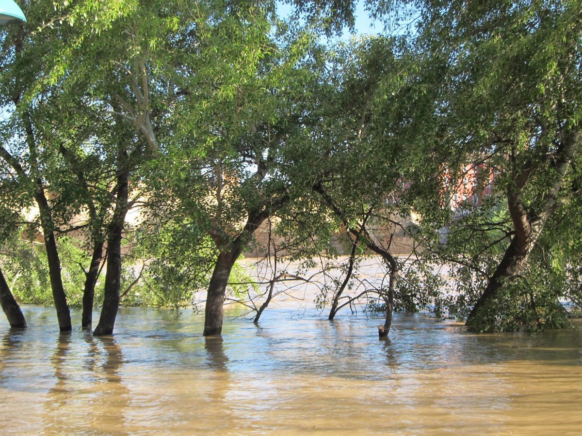 CHE alerta de posibles inundaciones «repentinas» en canales menores y barrancos de los ríos Aguas Vivas, Martín y Guadalope,