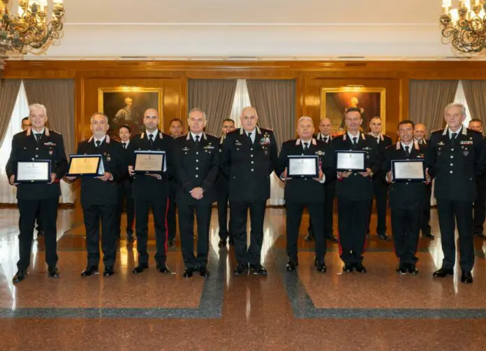 Carabinieri, galardonados con el «Premio Medioambiental»