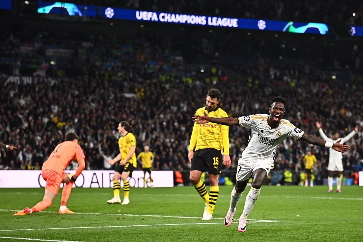 El Real Madrid obtiene su decimoquinto título en Wembley.