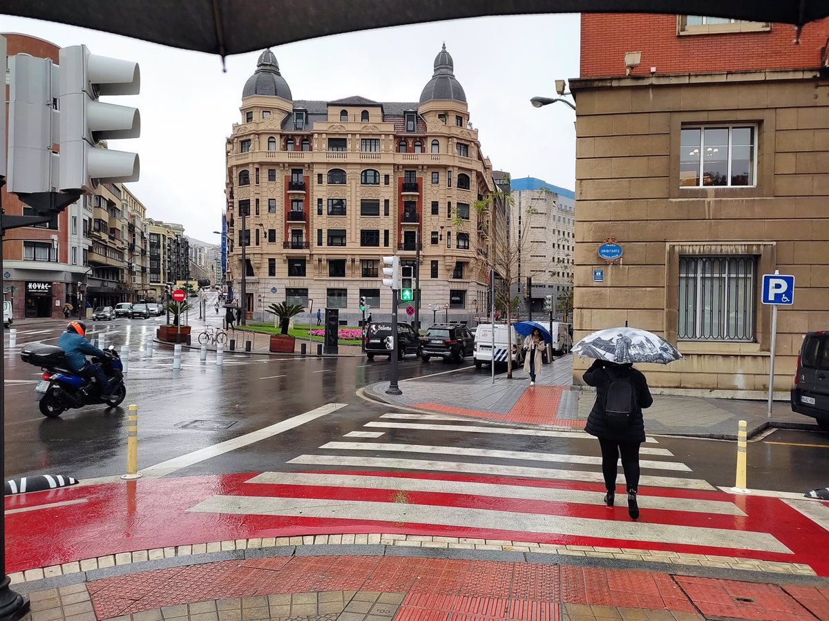 Euskadi activa el aviso amarillo este sábado y domingo por riesgo de fuertes precipitaciones