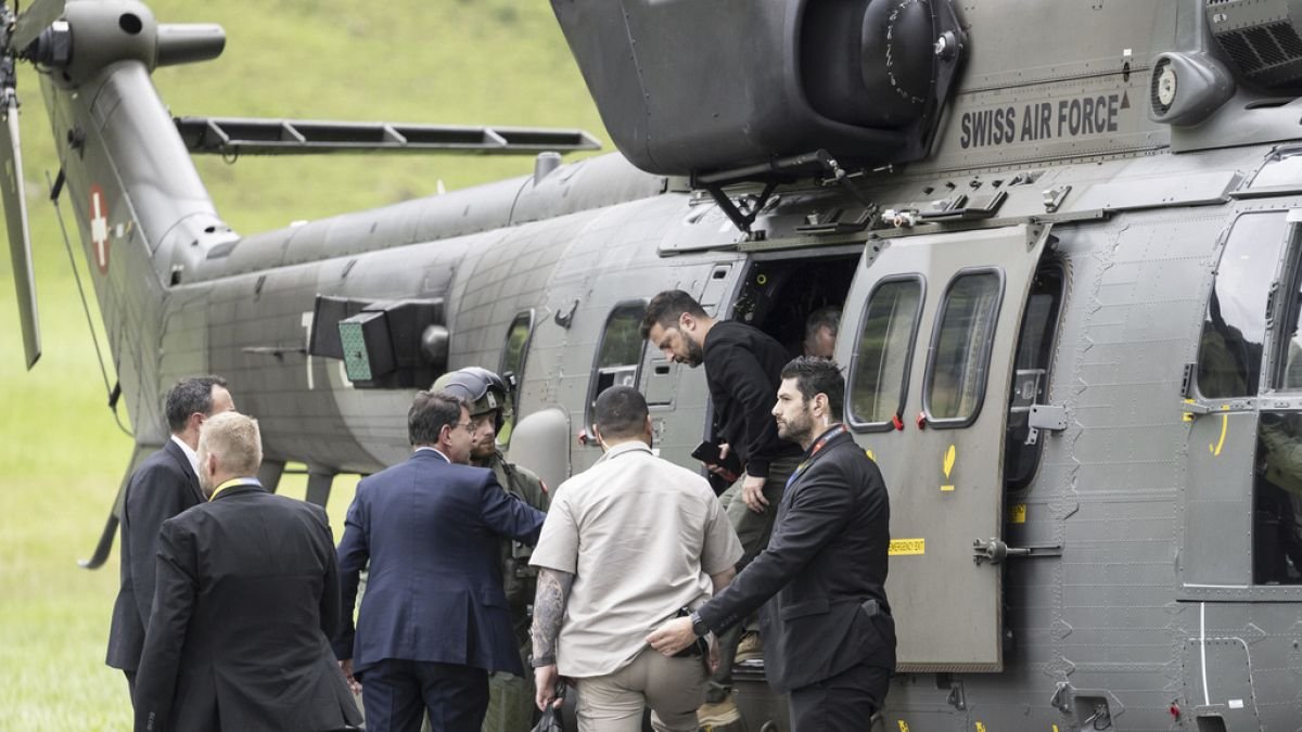 Gran despliegue de seguridad en Suiza para la conferencia de paz en Ucrania.