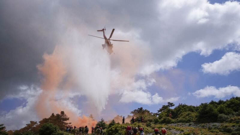 Incendios en Grecia, uno en Koropi, Atenas