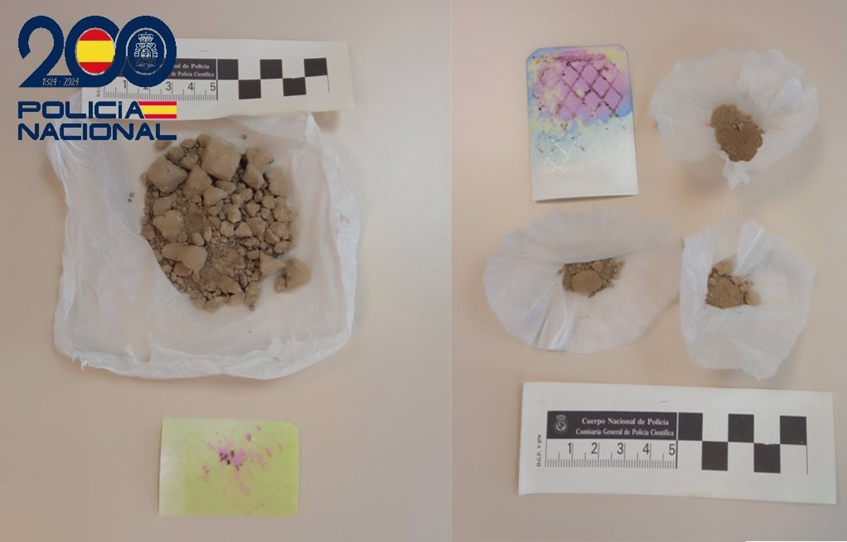 La Policía Nacional arresta en Langreo a tres hombres por tráfico de drogas.