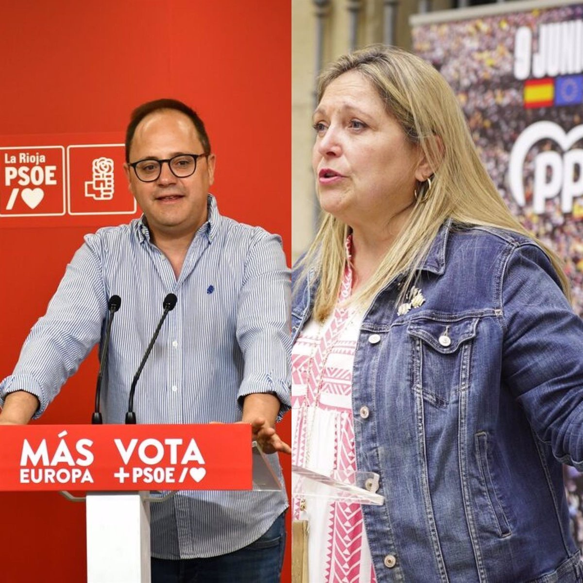 La Rioja contará por primera vez con dos eurodiputados, la «popular» Esther Herranz y el socialista César Luena