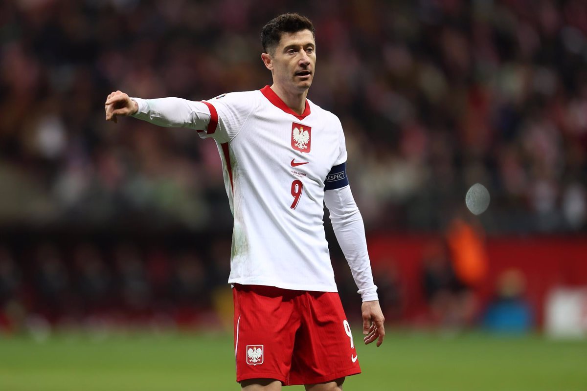 Lewandowski se lesionó con Polonia antes de la Eurocopa
