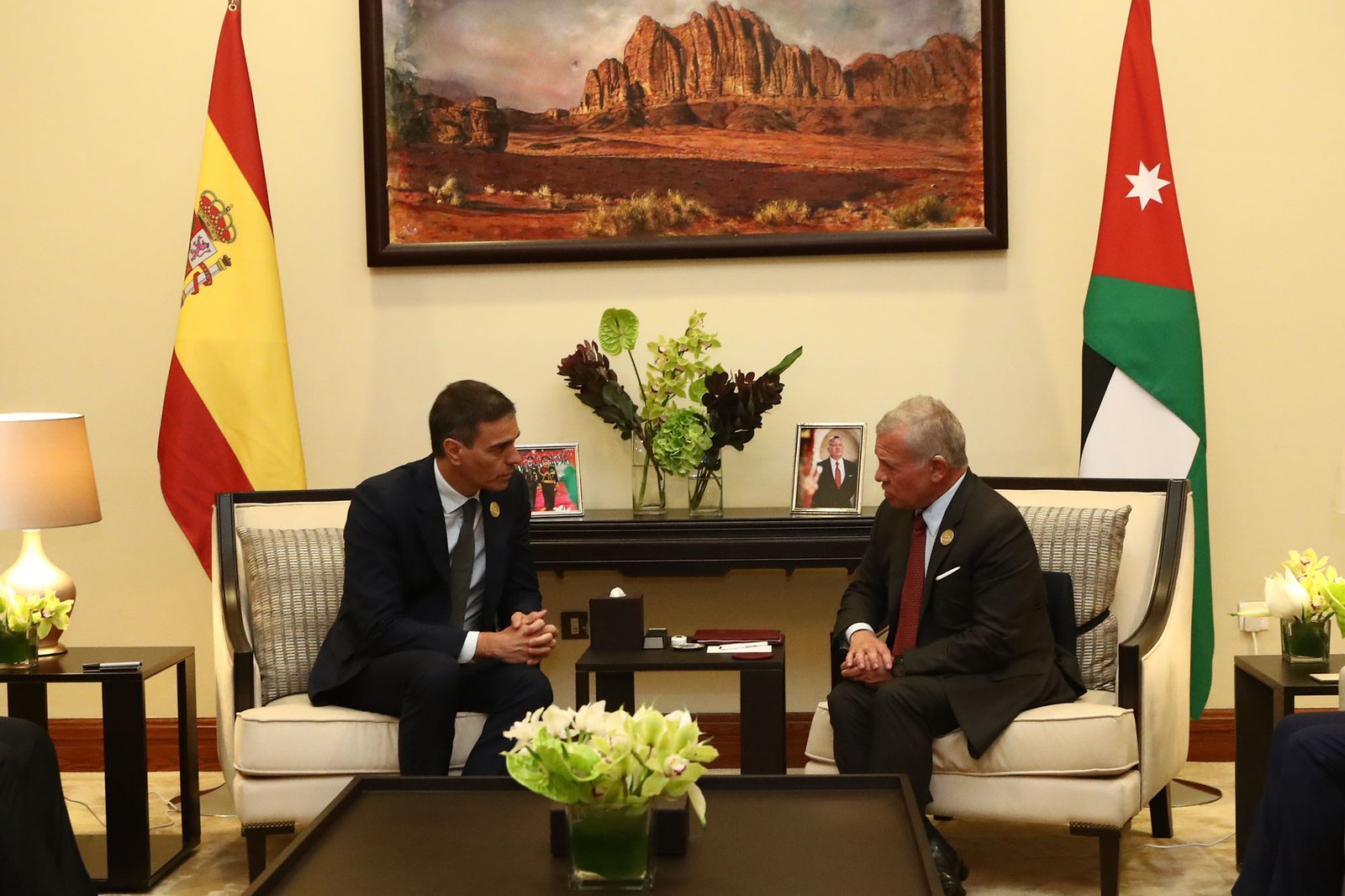 Pedro Sánchez subraya en Jordania el compromiso de España con la ayuda humanitaria para paliar la crisis en Gaza