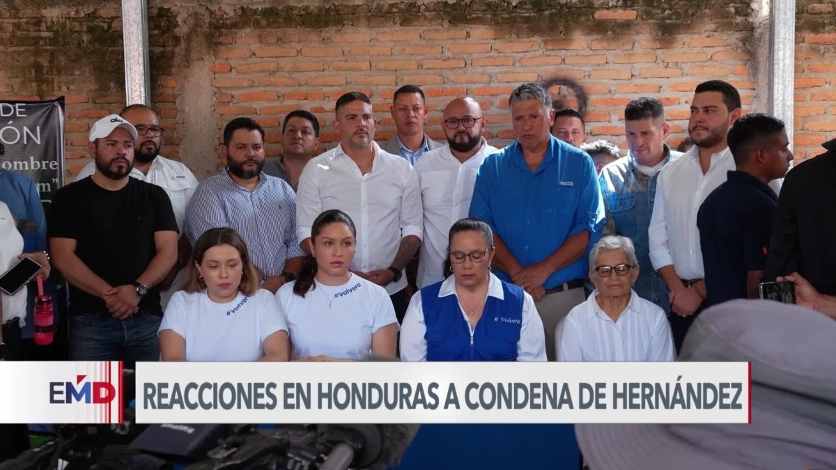 Reacciones en Honduras por condena a Juan Orlando Hernández