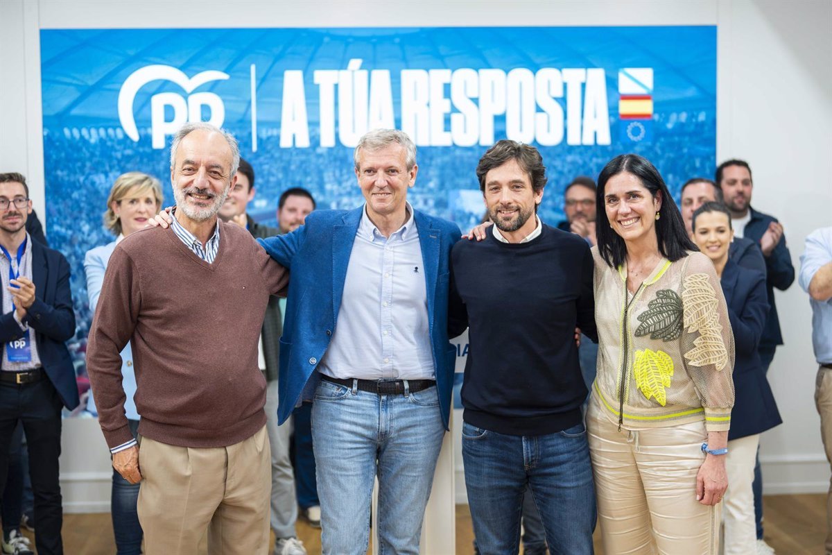 Rueda reivindica otra victoria «contundente» del PP gallego y señala que Feijóo también «vuelve a ganar»