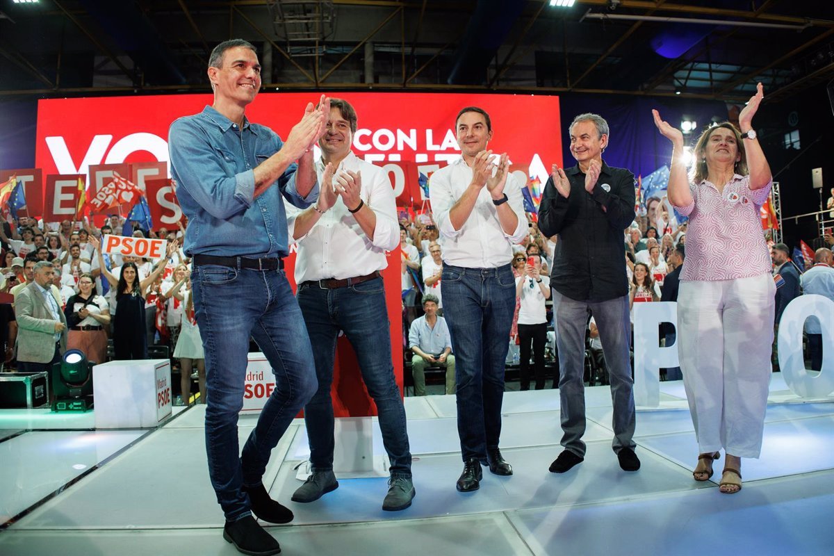 Sánchez pide «votar a la izquierda» para que el PSOE tenga «un gran placer» ganar a Feijóo y Abascal