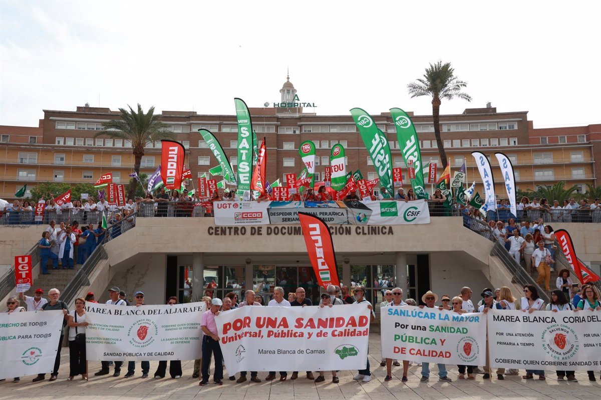 Seguimiento de la huelga en el sistema sanitario andaluz: cifras contradictorias