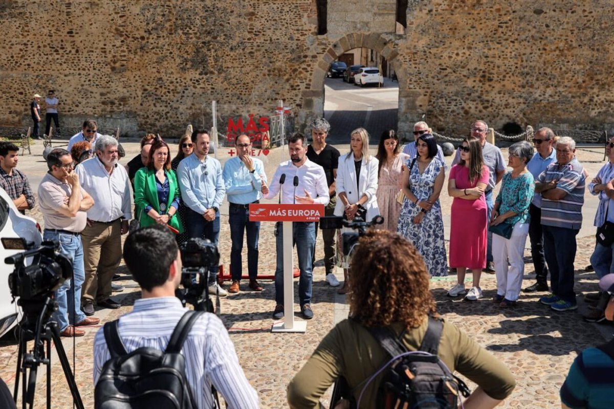 Tudanca reivindica políticas «socialdemócratas» en Europa contra quienes «quieren recuperar sus derechos»