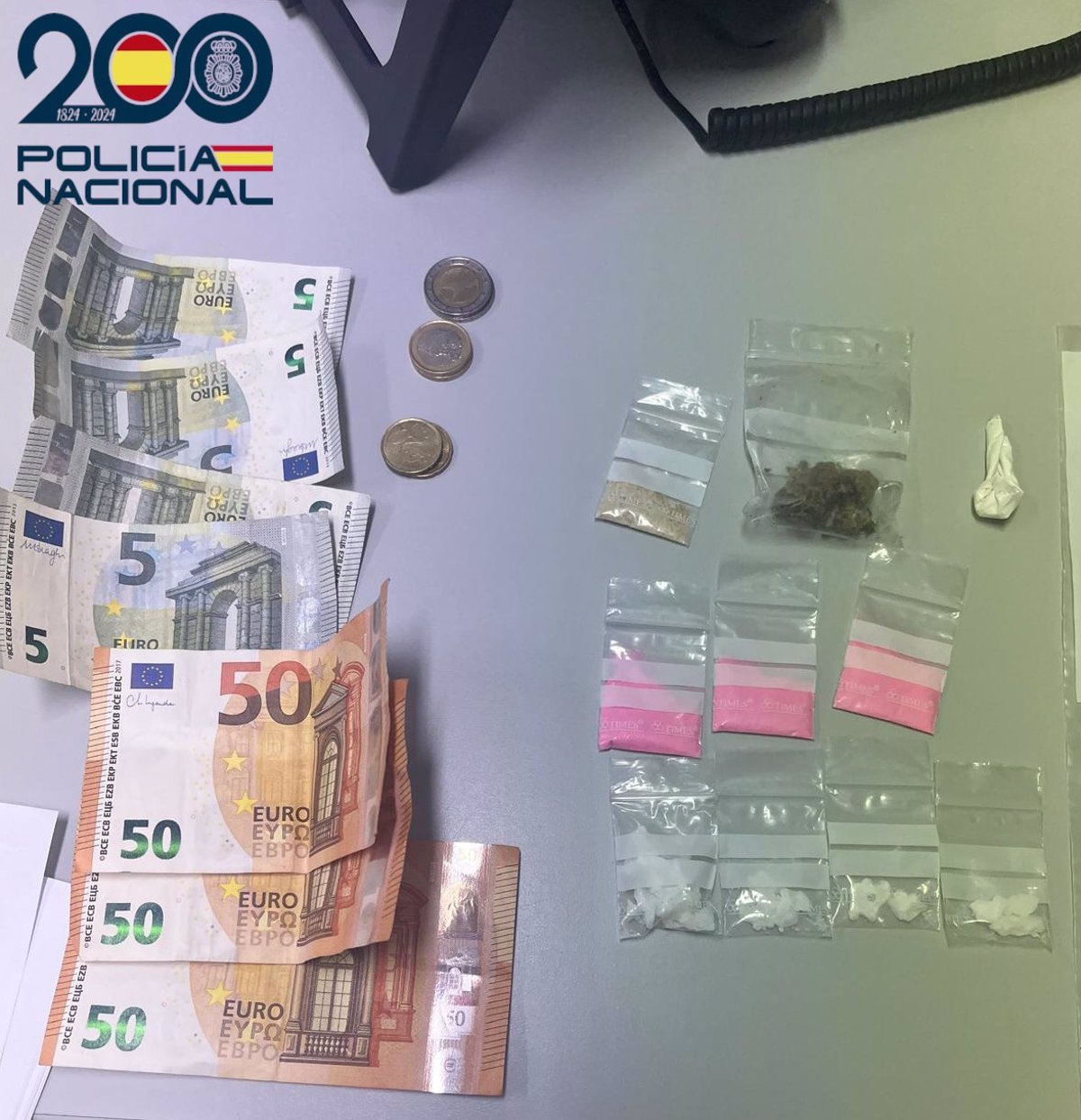 Un hombre ha sido detenido por transportar droga preparada para su venta en Playa de Palma
