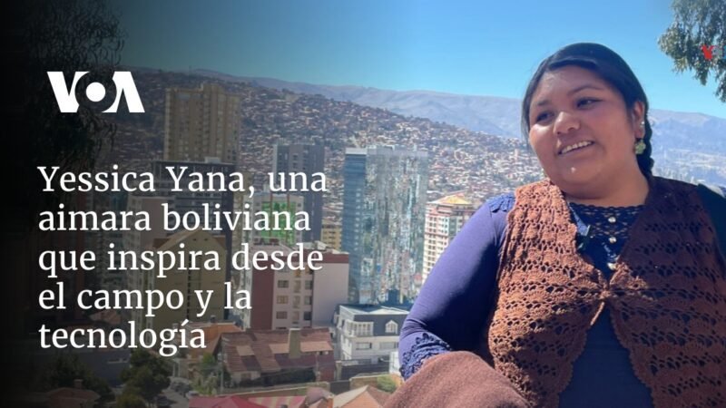 Yessica Yana: La inspiración de una aymara boliviana

Yessica Yana es una joven boliviana de origen aymara que encuentra su inspiración en la conexión entre el campo y la tecnología.

Con raíces aymaras, Yessica Yana es una emprendedora boliviana que se destaca por su inspiración en el campo y la tecnología. 

Nacida en Bolivia, Yessica Yana es una mujer aymara que ha encontrado en la fusión entre el campo y la tecnología su mayor inspiración.