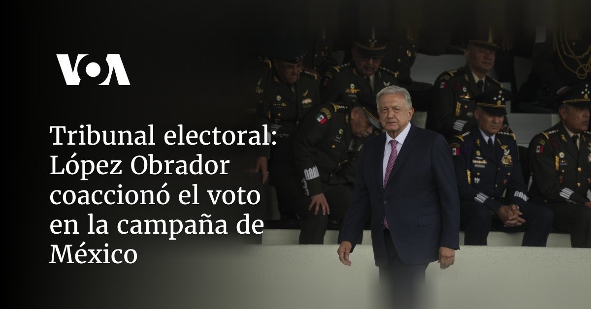 López Obrador manipuló el voto durante la campaña en México.