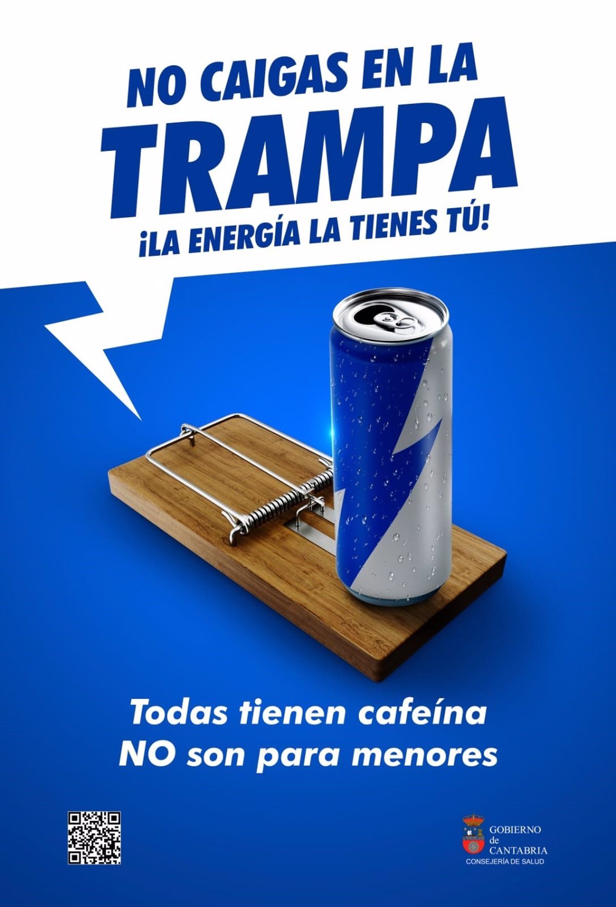 Campaña de Sanidad alerta sobre riesgo de bebidas energéticas a menores