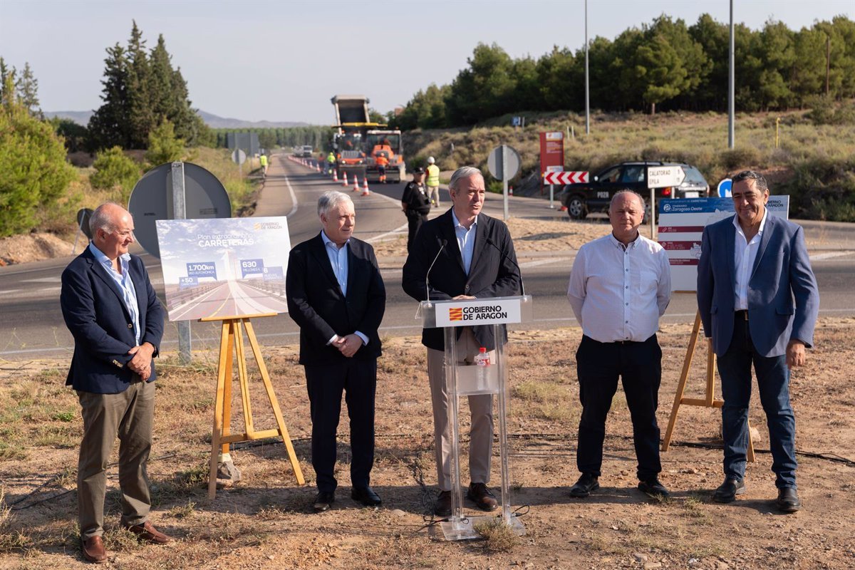 Jorge Azcón: «Carreteras aragonesas dejarán de ser las peores de España»