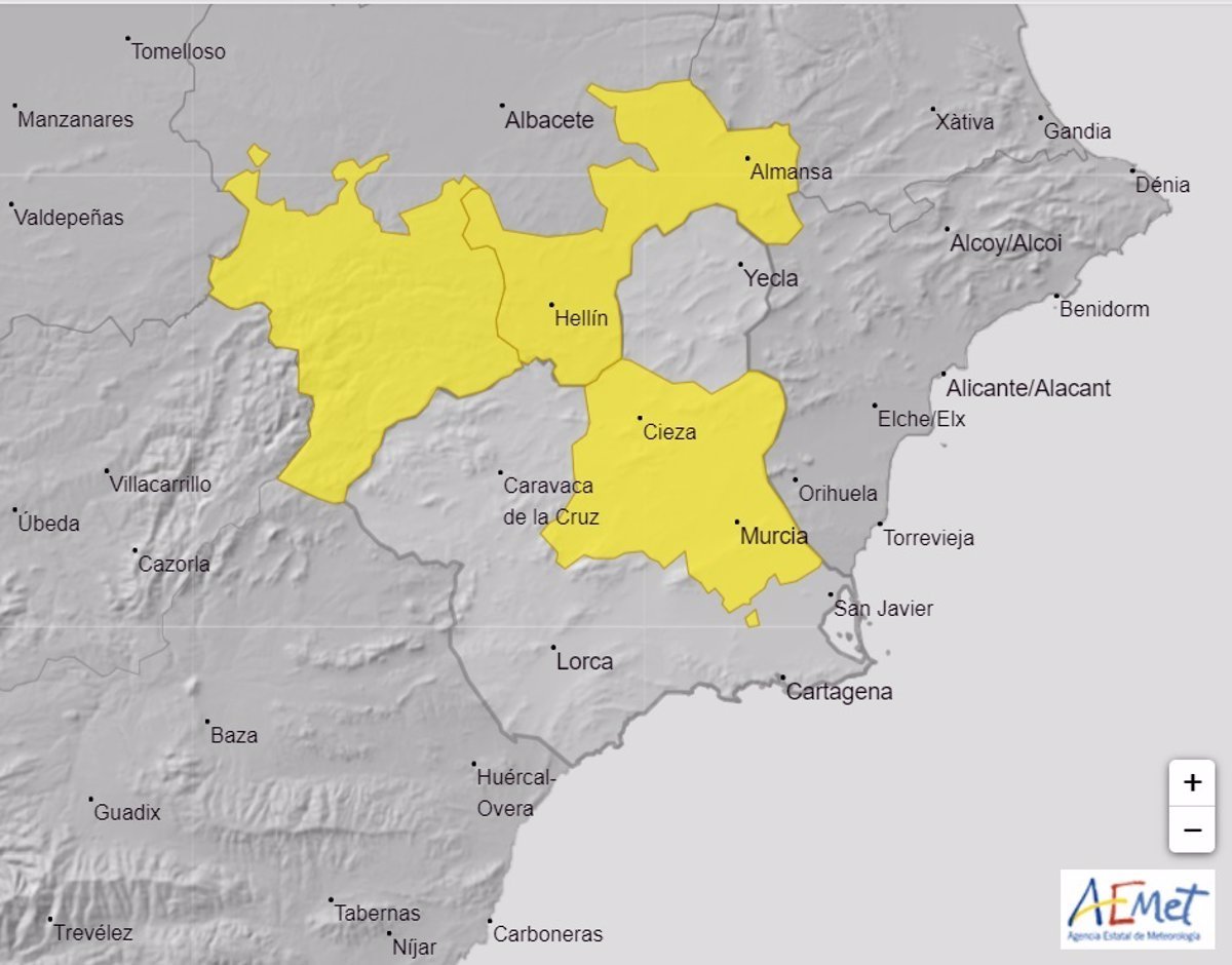 Meteorología activa nivel de aviso amarillo por altas temperaturas en la Vega del Segura