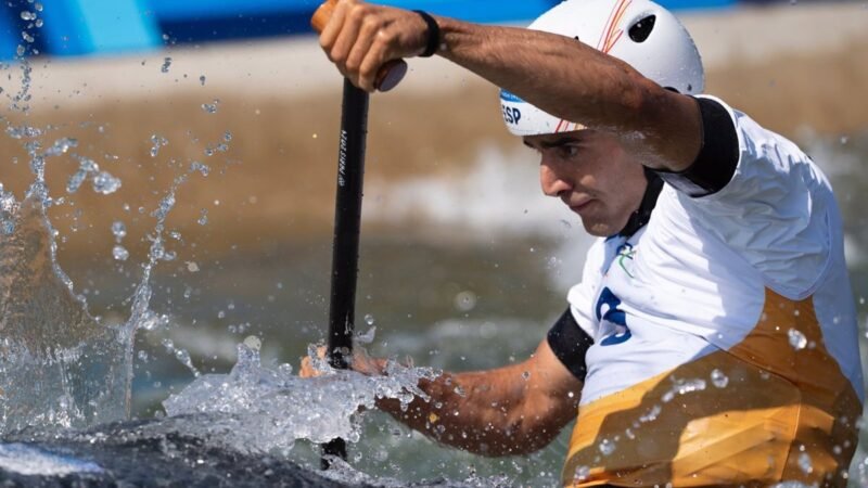 Miquel Travé se posiciona quinto en la final de slalom C1