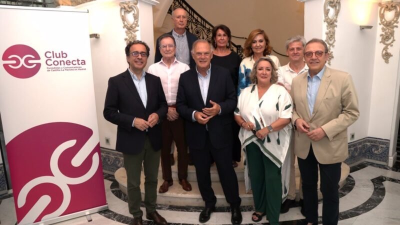 Pedro Piqueras, invitado en Club Conecta de periodistas castellano-manchegos en Madrid