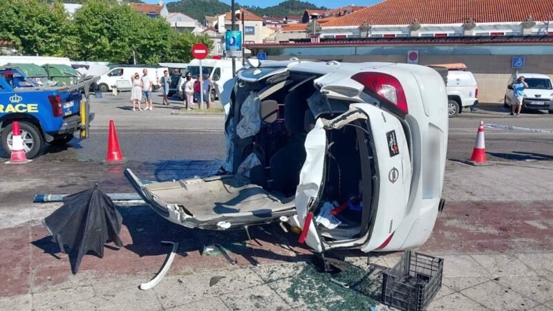 Trágico accidente en Cangas: joven fallece tras colisionar con coche perseguido por la Policía