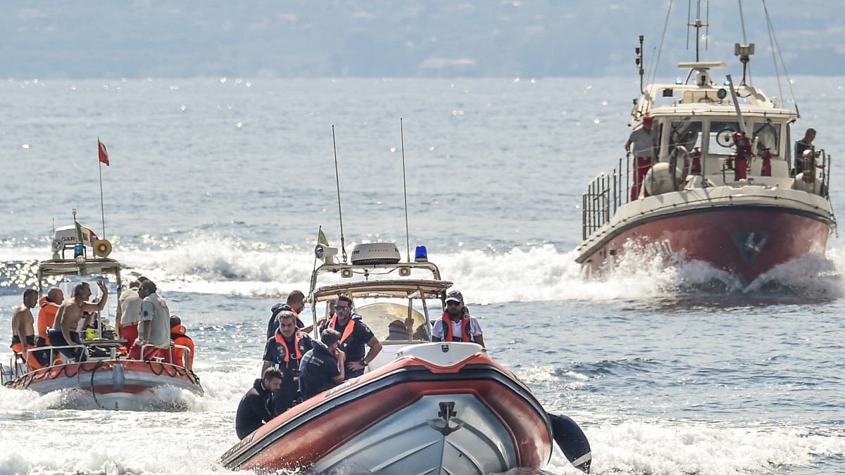 Casos de homicidio y homicidio culposo por hundimiento de yate en Sicilia