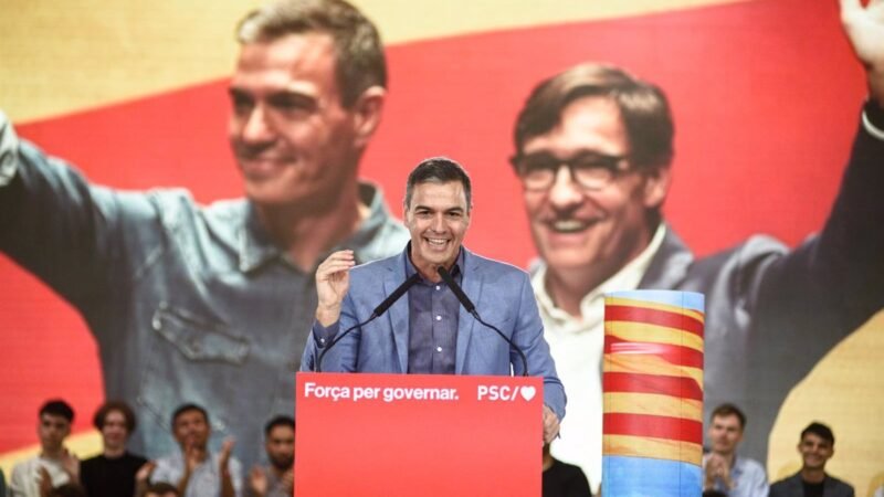 Participación de Pedro Sánchez en el PSC Rose Festival de Gavà (Barcelona) el domingo