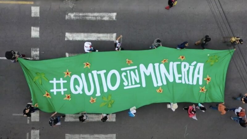 La devastación causada por la minería incontrolada.