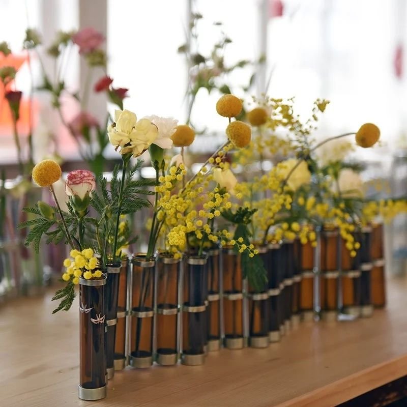 Soliflores de gran formato como centros de mesa