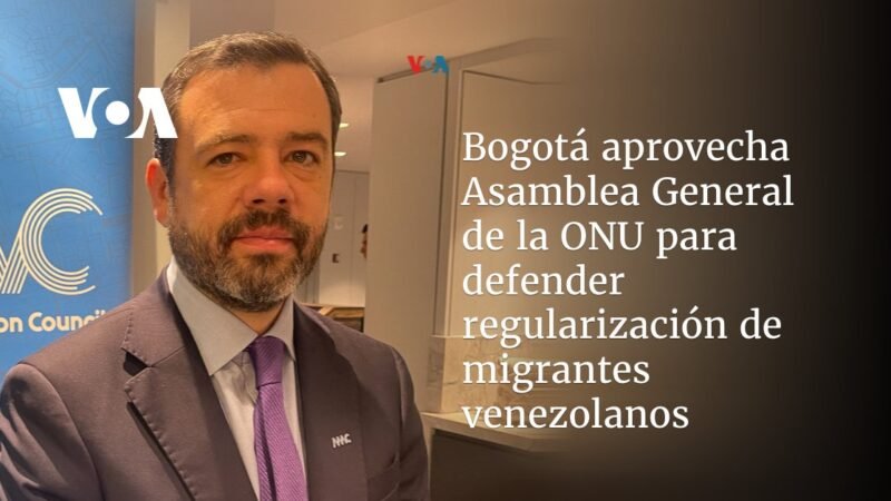 Bogotá defiende regularización de migrantes venezolanos en la ONU.