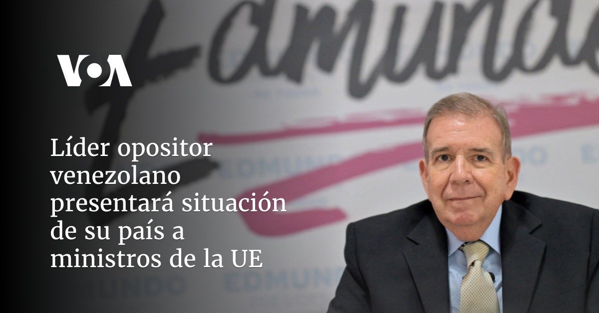 El líder opositor venezolano informará sobre su país a ministros de la UE