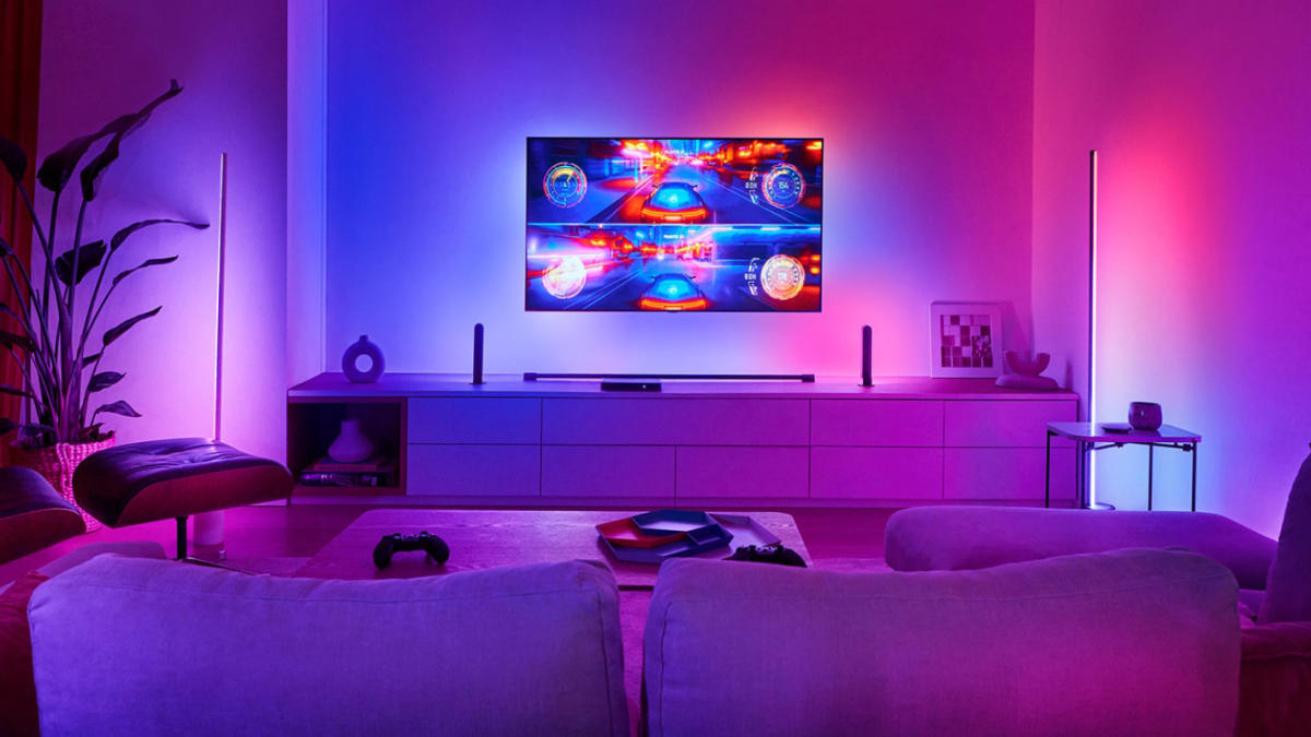 La caja de sincronización Philips Hue para juegos.