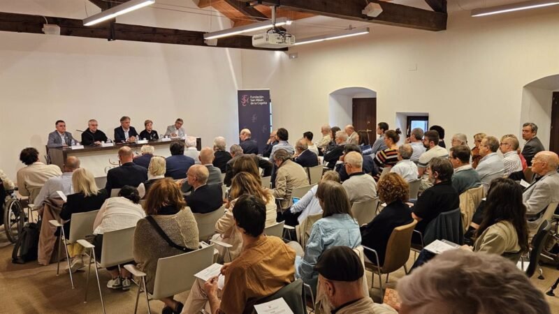 Pérez Pastor en la XIII reunión científica de la Academia del Partal en San Millán