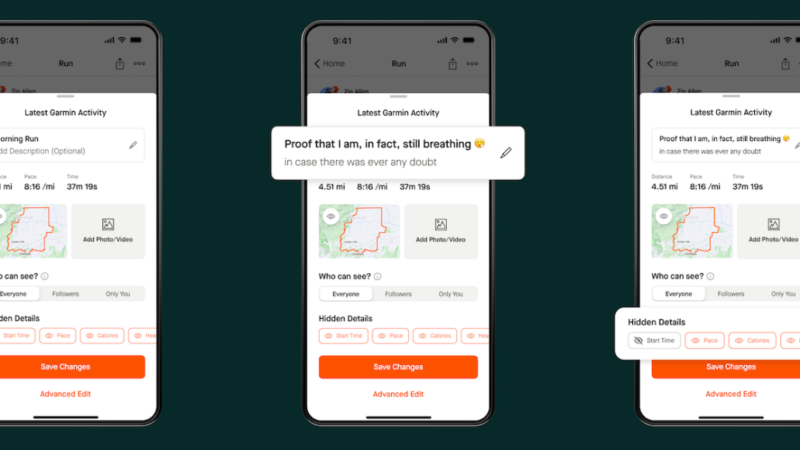 Strava mantiene privados tus datos de actividad