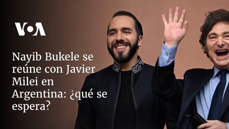 Nayib Bukele y Javier Milei se reúnen en Argentina ¿Qué esperar del encuentro?