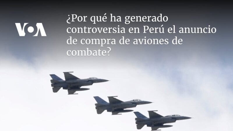 Polémica en Perú por compra de aviones de combate