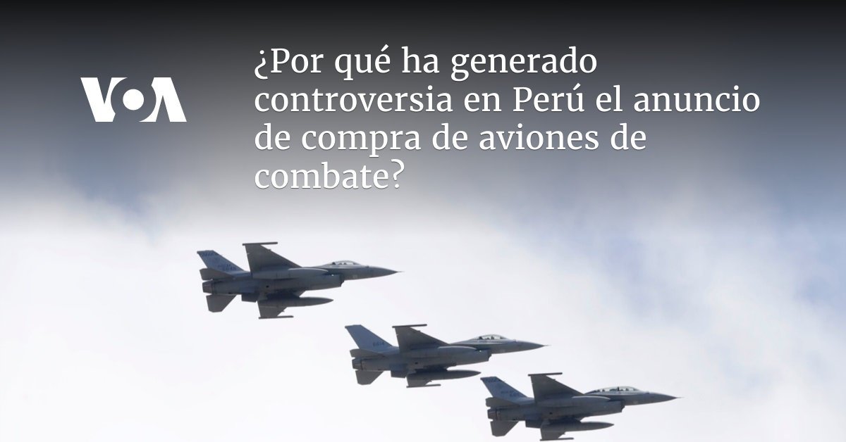 Polémica en Perú por compra de aviones de combate