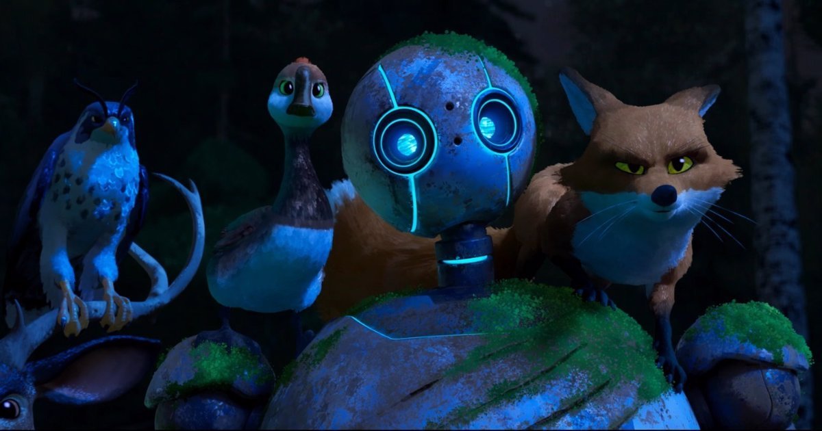 El robot salvaje se defiende de los depredadores en avance de Dreamworks.