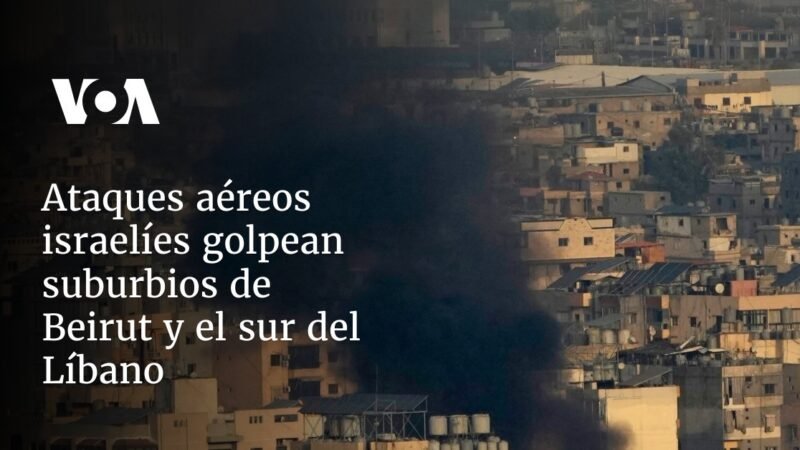 Ataques aéreos israelíes alcanzan la capital y los suburbios del sur del Líbano

Los ataques aéreos israelíes alcanzaron Beirut y los suburbios del sur del Líbano

Los bombardeos israelíes llegaron a Beirut y los suburbios del sur del Líbano