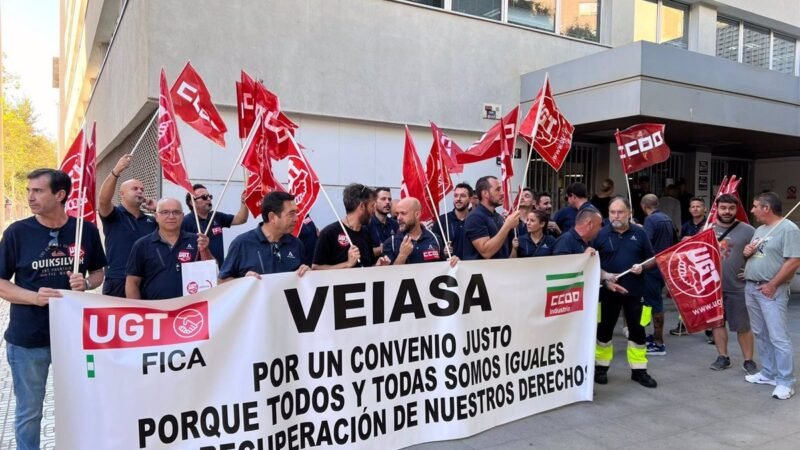 CCOO y UGT cancelan manifestación de trabajadores de Veiasa