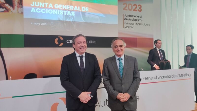 CIE Automotive: beneficio neto de 258,8 millones a septiembre, 2,1% más