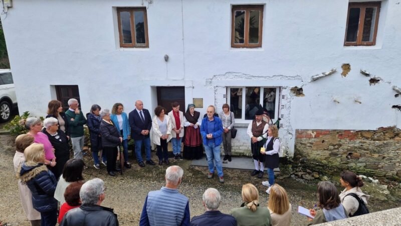 Castropol recuerda a Manuel Villares, víctima del nazismo en Mauthausen.