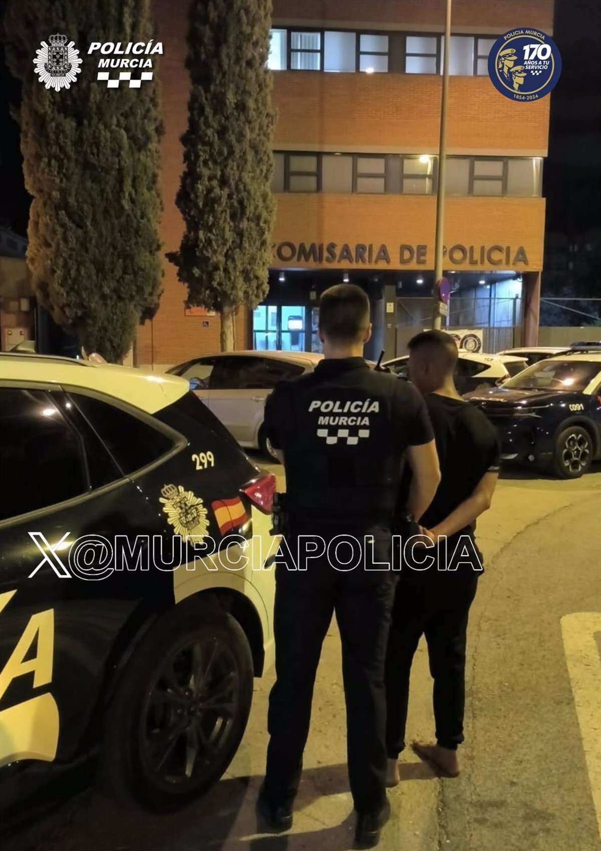 Detenido por robar mochila en barrio Santiago el Mayor de Murcia