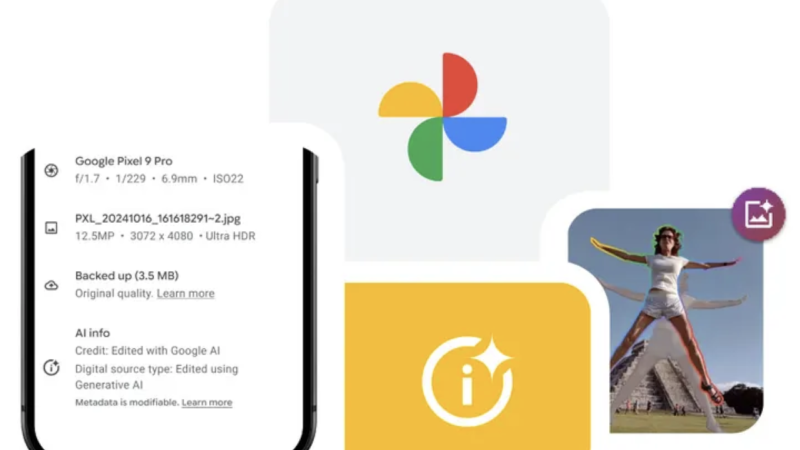 Google Fotos revelará ediciones con IA en imágenes