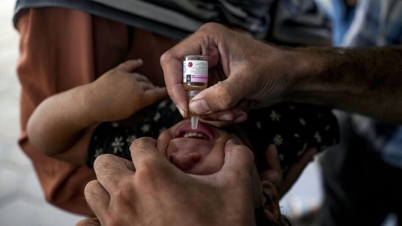 La campaña de vacunación contra la polio en Gaza se retrasa por la violencia de Israel