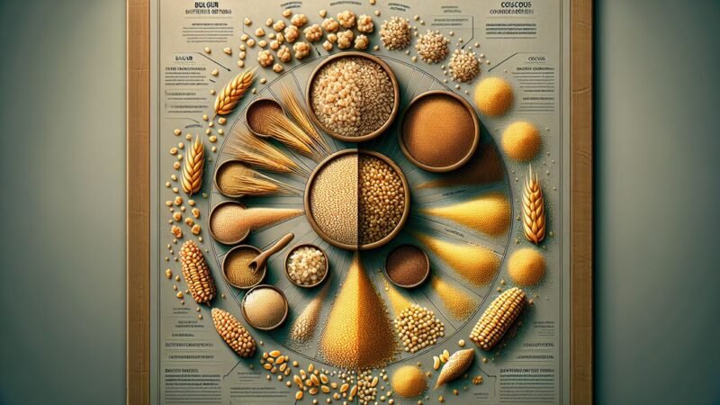 La diferencia entre bulgur y cuscús: una comparación de cereales deliciosos