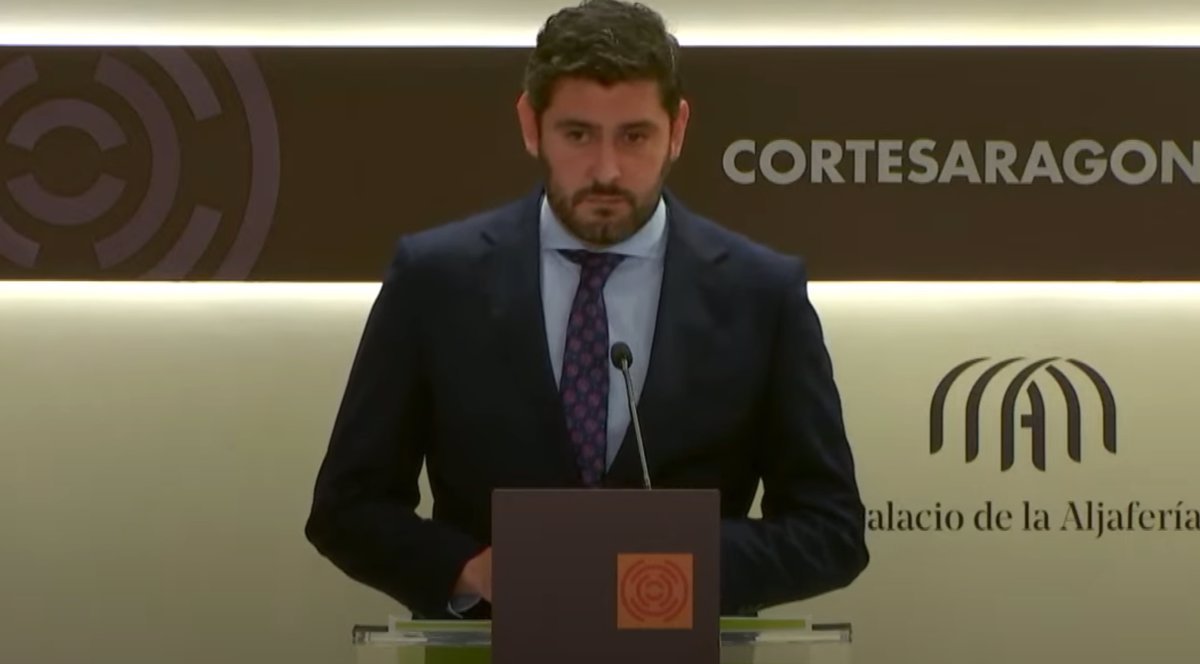 Nolasco (VOX) critica a Azcón por su alianza con Blackstone en lugar de apoyar a la gente de la calle.